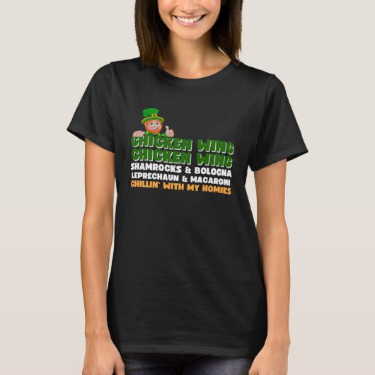 Chicken Wing Chicken Wing Song Hot Dog Bologna St  T-shirt (Voorkant)