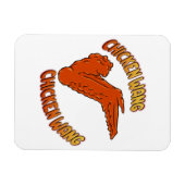 Chicken Wing Flexibele fotomagneet Magneet (Horizontaal)