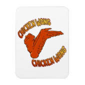 Chicken Wing Flexibele fotomagneet Magneet (Verticaal)