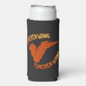 Chicken Wing Foam Slim Seltzer Koelbox Blikjeskoeler (Seltzer Voorkant)
