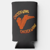 Chicken Wing Foam Slim Seltzer Koelbox Blikjeskoeler (Voorkant)