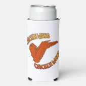 Chicken Wing Foam Slim Seltzer Koelbox Seltzer Blikjeskoeler (Seltzer Voorkant)