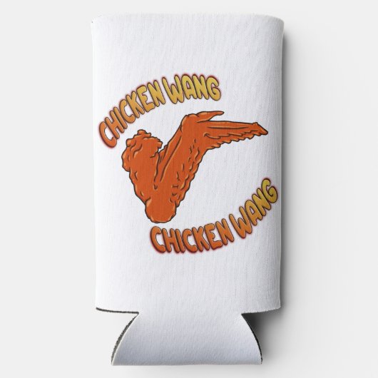 Chicken Wing Foam Slim Seltzer Koelbox Seltzer Blikjeskoeler (Achterkant)