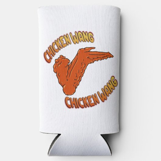 Chicken Wing Foam Slim Seltzer Koelbox Seltzer Blikjeskoeler (Voorkant)