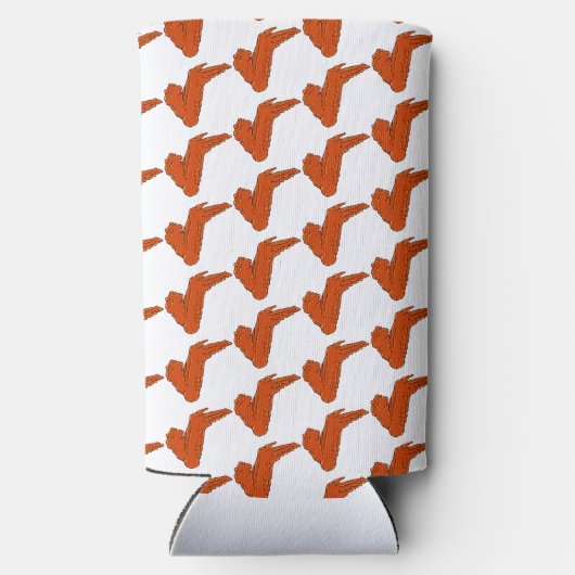 Chicken Wing Foam Slim Seltzer Koelbox Seltzer Blikjeskoeler (Achterkant)