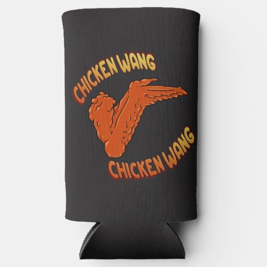Chicken Wing Foam Slim Seltzer Koelbox Seltzer Blikjeskoeler (Voorkant)