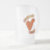 Chicken Wing Frosted Glass Mok (Voorkant rechts)
