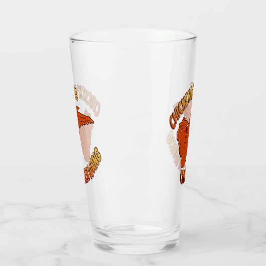 Chicken Wing Glass Cup Glas (Links)