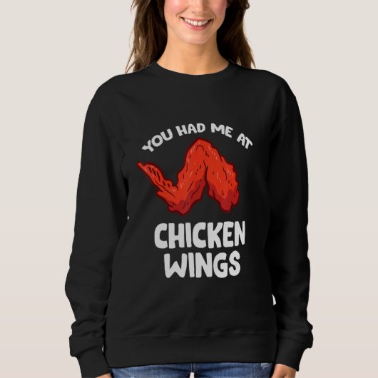 Chicken Wing had je me bij Chicken Wings Trui (Voorkant)
