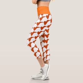 Chicken Wing High Waisted Yoga Capris