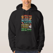 Chicken Wing Hot Dog en Bologna Viral Song Lyric Hoodie (Voorkant)