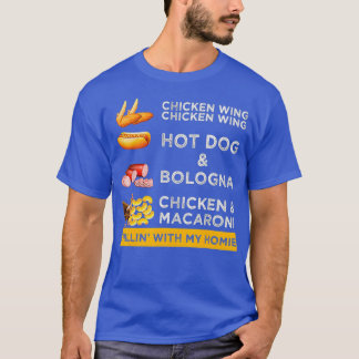Chicken Wing Hotdog en Bologna T-shirt