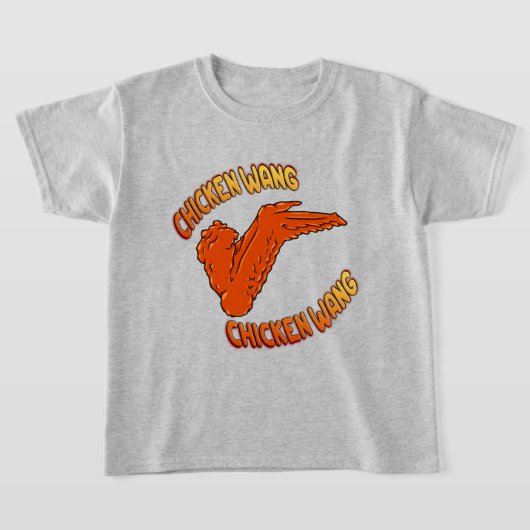 Chicken Wing Kinderen Basic T-shirt (Laagn)