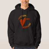 Chicken Wing Mannen Hoodie (Voorkant)