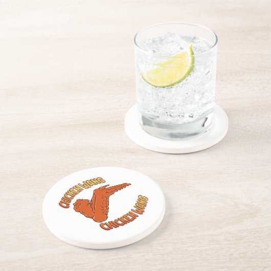 Chicken Wing Sandstone Onderzetter (Zijkant)