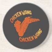 Chicken Wing Sandstone Onderzetter (Voorkant)