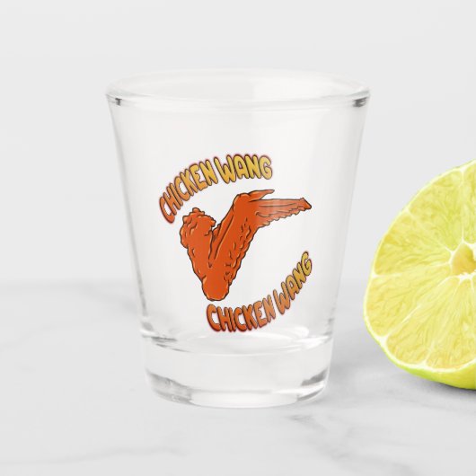 Chicken Wing Shot glas (Voorkant)