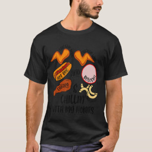 Chicken Wing Song Lyric Hot Dog Bologna Macaroni K T-shirt