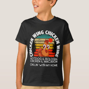 Chicken Wing Wing Hot Dog Bologna Macaroni T-shirt