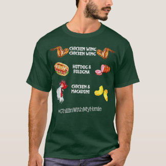 Chicken Wing Wing Hot Dog en Bologna T-shirt