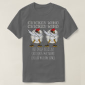 Chicken Wing Wing kind T-shirt (Design voorkant)