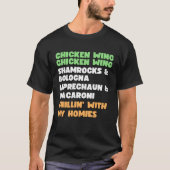 Chicken Wing Wing Song Hot Dog Bologna St T-shirt (Voorkant)