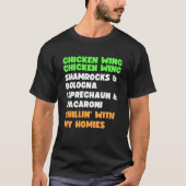 Chicken Wing Wing Song Hot Dog Bologna St T-shirt (Voorkant)