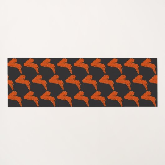 Chicken Wing Yoga Mat (Achterkant (horizontaal))