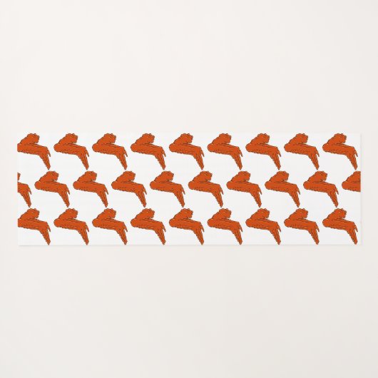 Chicken Wing Yoga Mat (Achterkant (horizontaal))