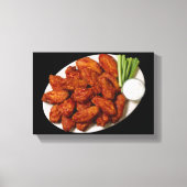 Chicken Wings Canvas Afdruk (Voorkant)