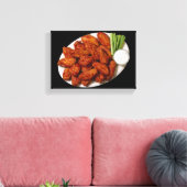 Chicken Wings Canvas Afdruk (Insitu (Woonkamer))