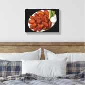 Chicken Wings Canvas Afdruk (Insitu (Slaapkamer))