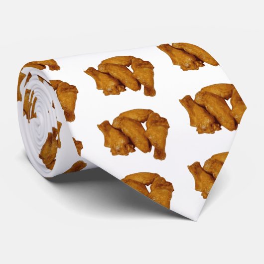 Chicken Wings Crispy Delicious Stropdas (Opgerold)