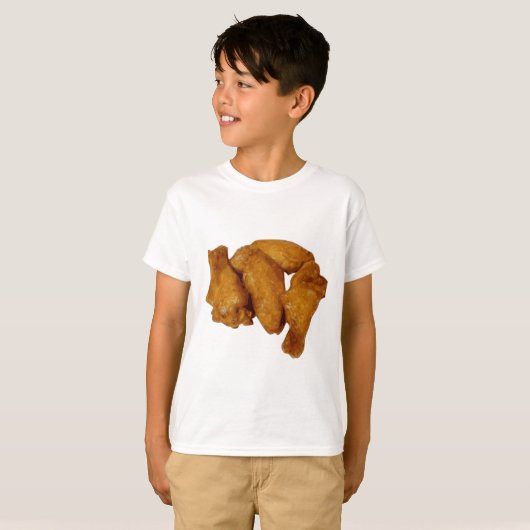 Chicken Wings Crispy Delicious T-shirt (Voorkant volledig)