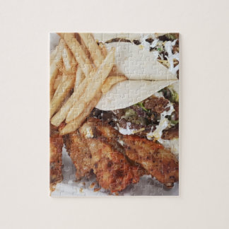 Chicken Wings Fries Taco Foodie Meal Legpuzzel