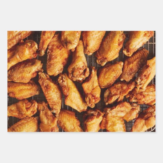 Chicken Wings Inpakpapier Vel (Voorkant)