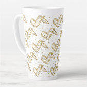 Chicken Wings Pattern Latte Mok (Linkerhoek)