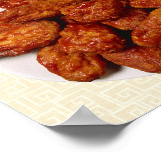 Chicken Wings Poster (Hoek)
