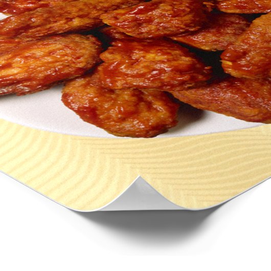 Chicken Wings Poster (Hoek)