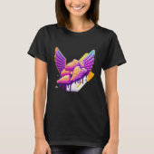 Chicken Wings Synthwave 80s Retrowave Aesthetic T-shirt (Voorkant)