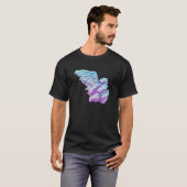 Chicken Wings with Dreamy Vaporwave Aesthetics T-shirt (Voorkant volledig)