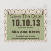 Chicken Wire, Burlap, Briefkaart (Voorkant)