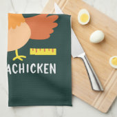 Chicken Wiskunde Gag Funny Mathemachicken Teacher Theedoek (Quarter Fold)
