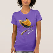 Chicken Witch op Broomstick T-shirt (Voorkant)