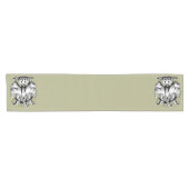 Chicken Witches Funny Halloween Witch Korte Tafelloper (Horizontaal)