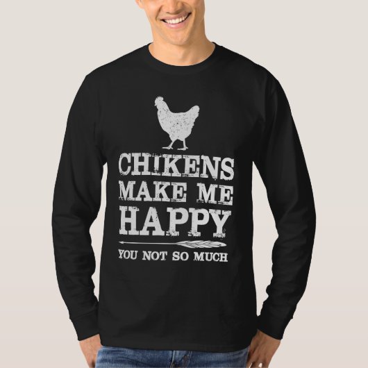 Chicken  with Sayings Chicken Mom T-shirt (Voorkant)