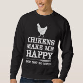 Chicken  with Sayings Chicken Mom Trui (Voorkant)