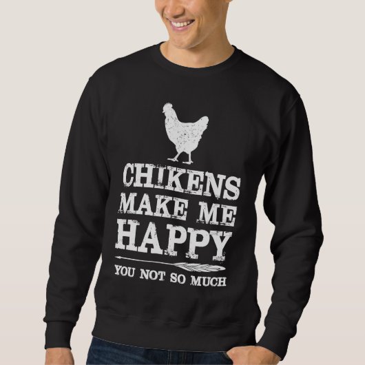 Chicken  with Sayings Chicken Mom Trui (Voorkant)