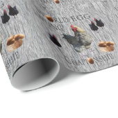 Chicken World Egg Laying Cup, Gift Wrap Cadeaupapier (Rol Hoek)