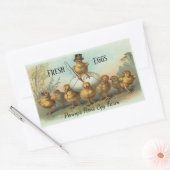 Chicken Wrangler Fresh Egg Carton label (Envelop)